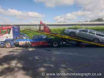 Darwen: Abandoned car removed by police after anti-social behaviour