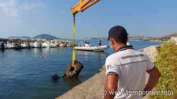 Formia / Recupero in mare di reperti archeologici di epoca romana nel porticciolo di Caposele - Temporeale Quotidiano