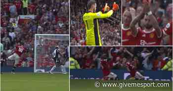 Bruno Fernandes thanked David de Gea after goal in Man Utd 4-1 Newcastle - GIVEMESPORT