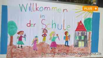 Erste Hausaufgabe für Erstklässler in Aichach: Namensschild ausmalen - Augsburger Allgemeine