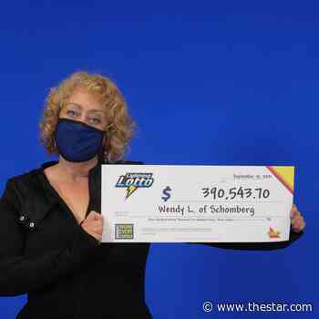 Schomberg resident claims $390K Lightning Lotto jackpot - Toronto Star