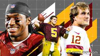 As Washington's QB quest enters Year 29, we rank its past 30 starters