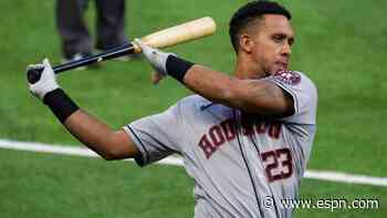 Houston Astros place Michael Brantley on IL with knee soreness - ESPN