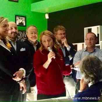 Giorgia Meloni ad Arcore per il candidato Maurizio Bono - MBnews