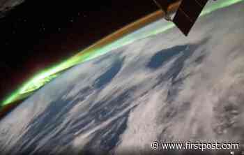 International Space Station shares clip of breathtaking aurora over blue ocean; netizens left spellbound - Firstpost