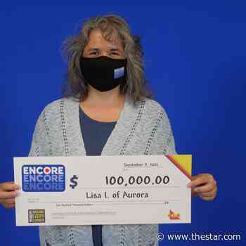 'It's so surreal and hasn't sunk in yet': Aurora resident wins $100000 with Encore - Toronto Star