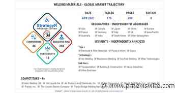 New Study from StrategyR Highlights a $17.1 Billion Global Market for Welding Materials by 2026