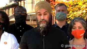 Canada election: Singh says NDP will ‘fight’ for Alberta amid COVID-19 state of emergency