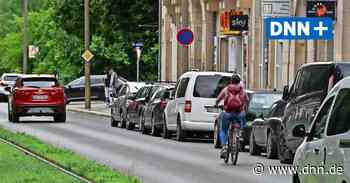 Pop-up-Radweg auf der Münchner Straße in Dresden - Dresdner Neueste Nachrichten