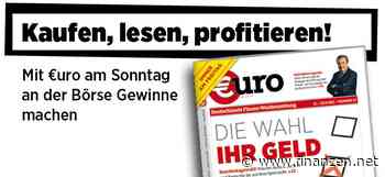 Neue Ausgabe von €uro am Sonntag: Bundestagswahl - Was die Parteien bei Steuern, Rente, Wohnen und Aktien vorhaben