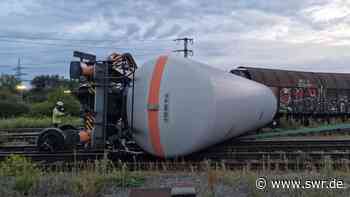 Kesselwagen am Rangierbahnhof entgleist in Mannheim - SWR