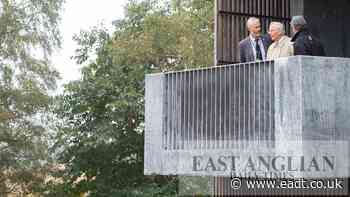 Duke of Gloucester unveils new Sutton Hoo tower - East Anglian Daily Times