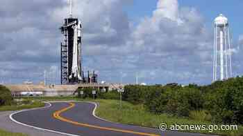 SpaceX aiming for night launch of 4 on 1st private flight