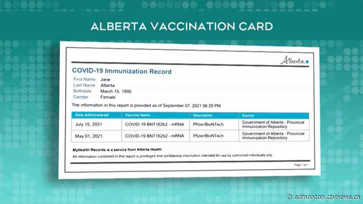 Delayed vaccine status cards: What Albertans need to know