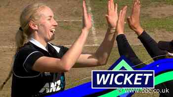 England v New Zealand ODI: Lauren Winfield-Hill caught behind off Hannah Rowe for 21
