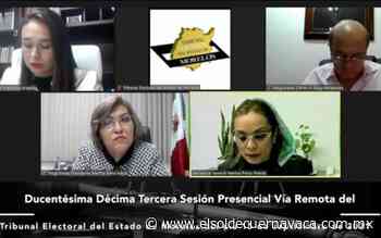 Tribunal modifica la integración de cabildo en Cuautla - El Sol de Cuernavaca