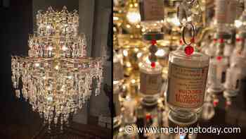 Nurse Glitzes Up Gloomy Times With Vaccine Chandelier