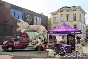 Katmobiel maakt marktbezoekers attent op verplichte sterilis... (Duffel) - Gazet van Antwerpen Mobile - Gazet van Antwerpen