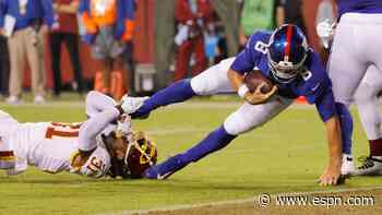 New York Giants' Daniel Jones caps impressive opening drive with touchdown run