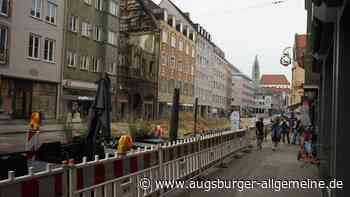 Karolinenstraße ist nach dem Brand wieder für Passanten geöffnet - Augsburger Allgemeine