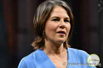 Grünen-Kanzlerkandidatin Baerbock spricht vor 2000 Menschen in Augsburg - Presse Augsburg