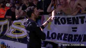 Lokeren-supporters groeten Koen Persoons na gestaakte match in Ninove: "Koentje is van ons" - TV Oost