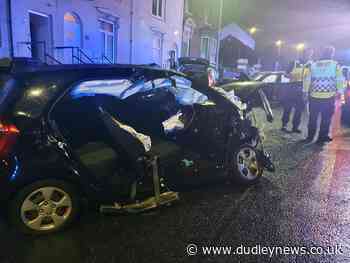 Three seriously injured after multiple car crash in Dudley - Dudley News