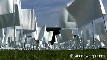 WATCH:  White flags blanket National Mall for COVID-19 remembrance