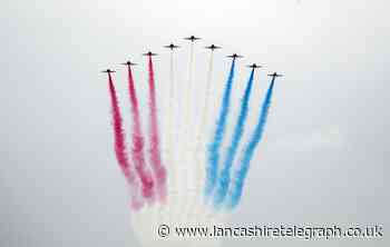 When to see the Red Arrows flying over Lancashire on September 18