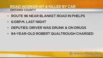 Road worker struck, killed in Ontario County