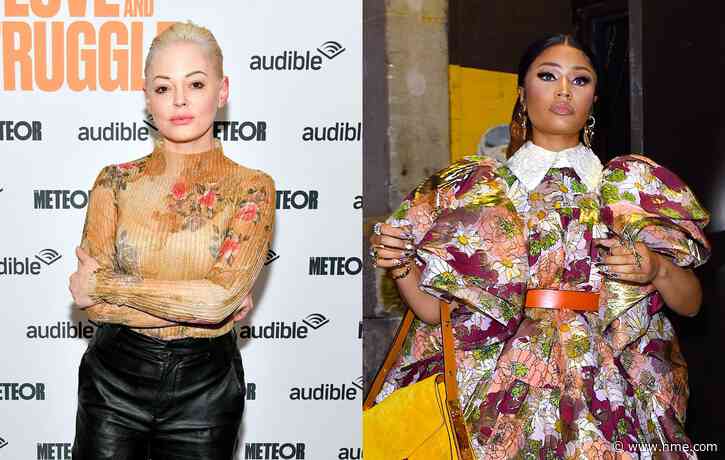Rose McGowan says she “stands with Nicki Minaj” following COVID vaccine controversy
