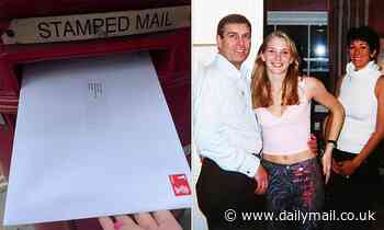 Virginia Roberts's lawyers release photo of  papers being posted