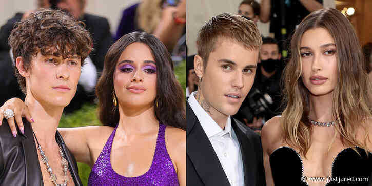 Shawn Mendes & Camila Cabello Ran Into the Biebers on Met Gala Monday - And There's Video!