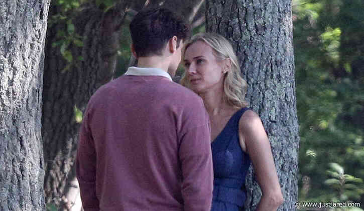 Diane Kruger Spotted Kissing Ray Nicholson on New Movie Set!