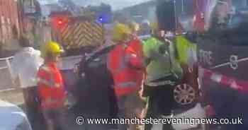 Person taken to hospital after crash on major road near Bolton town centre - Manchester Evening News