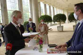 Mr Proper ontvangen door koning Filip