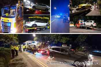 Valley Park Industrial Estate: Cars seized at large meet up