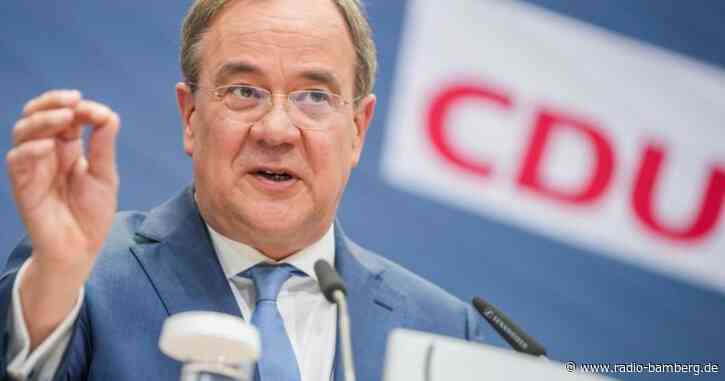 CDU-Kanzlerkandidat Armin Laschet auf Wahlkampftour in Oberfranken.