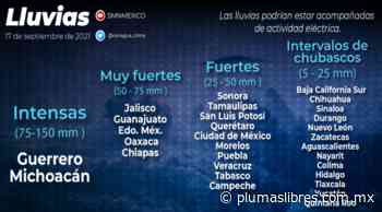 Las fuertes lluvias continuarán en Veracruz hasta el domingo - plumas libres