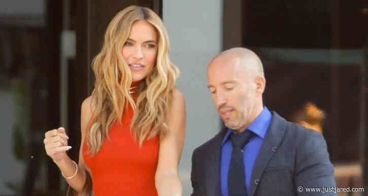 Chrishell Stause & Boyfriend Jason Oppenheim Do Some Shopping Before Grabbing Dinner in Weho