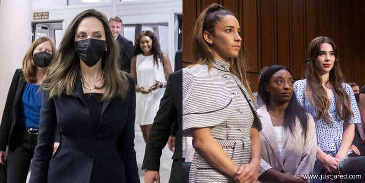 Angelina Jolie Praises the U.S. Gymnasts Who Testified at Senate Hearing
