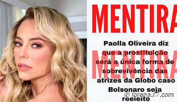 Paolla Oliveira desmente fake news em seu nome - R7.COM