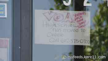 Volunteers of America High School moves online due to homeless encampment
