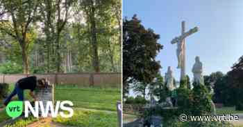 Schoonmaken van graven in Beringen-Mijn brengt mensen samen in aanloop naar het offerfeest - vrt.be