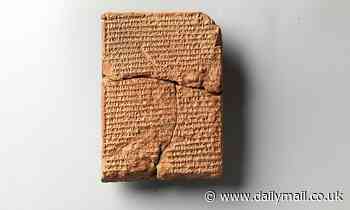 An AI program can predict missing words from 4,500-year-old Mesopotamian cuneiform tablets