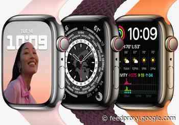 Apple document reveals full Apple Watch Series 7 specs