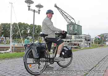 Zwischenstopp in Stade: Oliver Trelenberg ist 5.500 Kilometer auf dem Rad für krebskranke Kinder unterwegs - - Kreiszeitung Wochenblatt