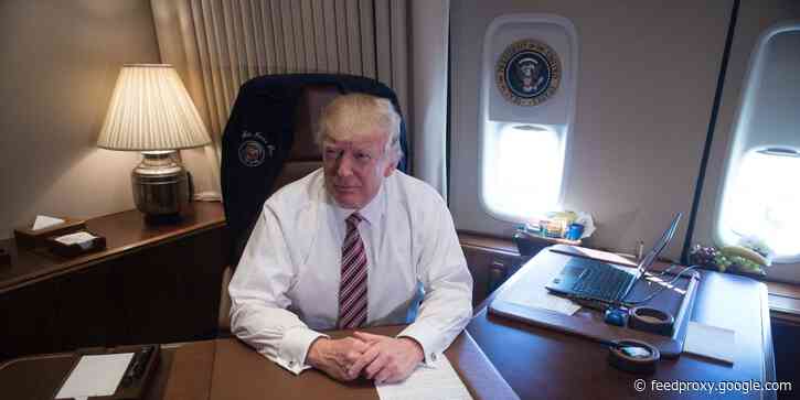 Trump floated the idea of repainting his private plane just like Air Force One 'as a way of taunting' Biden, book says