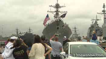 Two ships, more than 600 sailors return to Norfolk