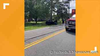 One man dead, another with life-threatening injuries after Suffolk crash